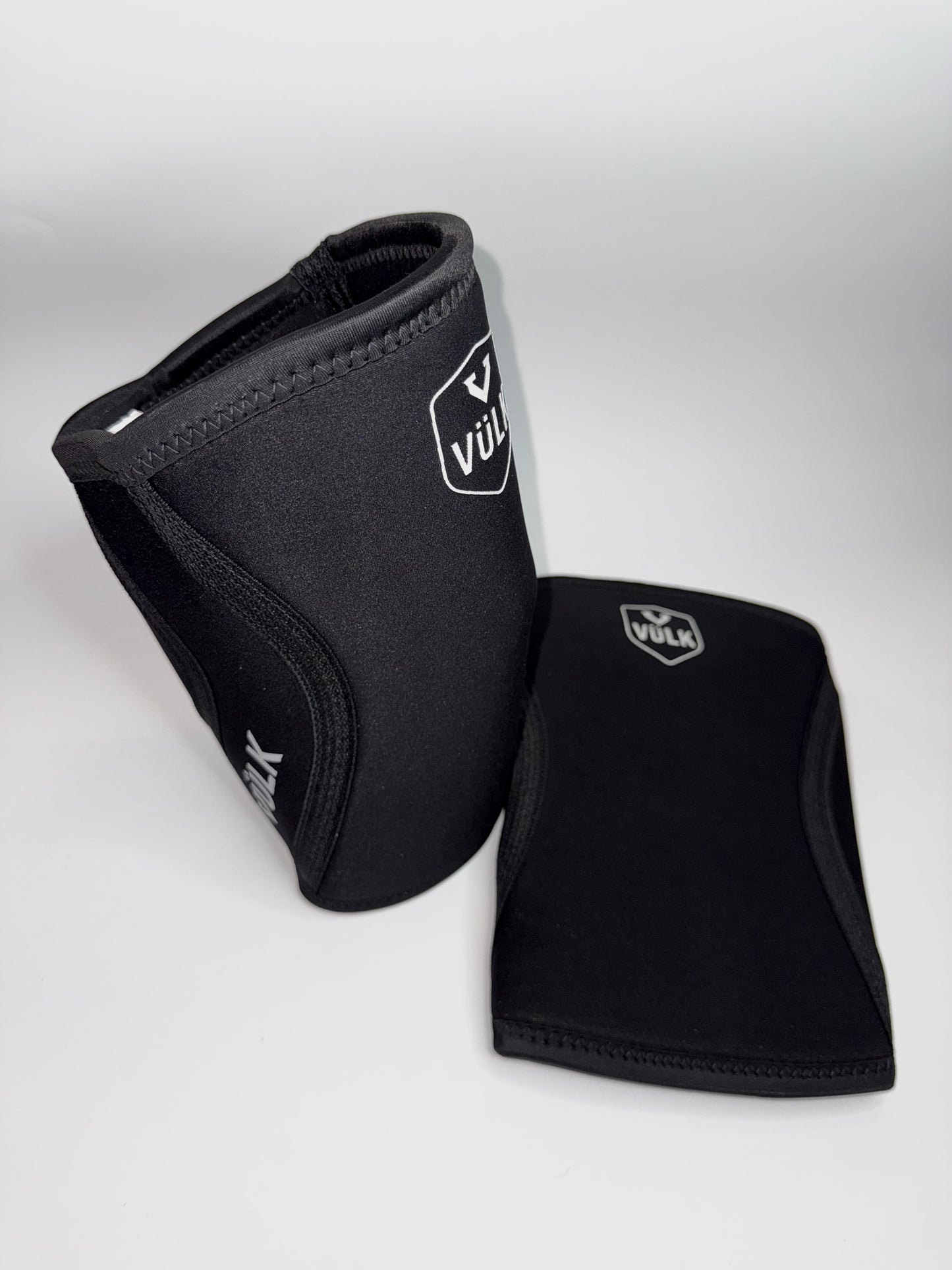 Rodilleras de Compresión 7mm VÜLK + bolsa de almacenamiento – Soporte Neopreno para CrossFit, Gym y Halterofilia