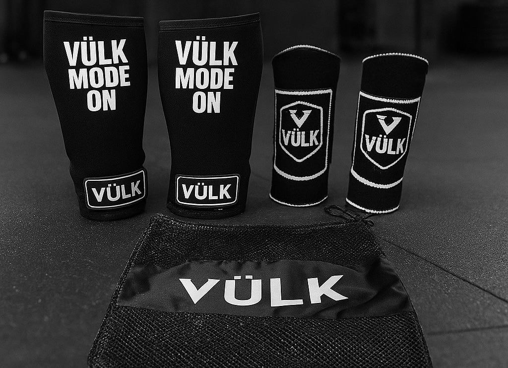 Calleras con magnesio VÜLK + Muñequeras + Bolsa de Transporte