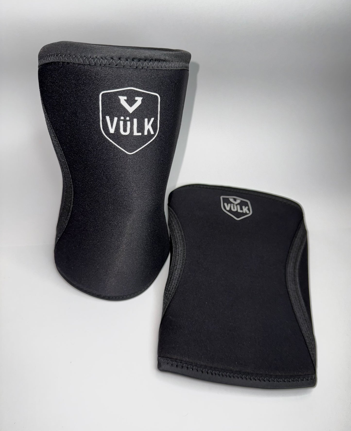 Rodilleras de Compresión 7mm VÜLK + bolsa de almacenamiento – Soporte Neopreno para CrossFit, Gym y Halterofilia