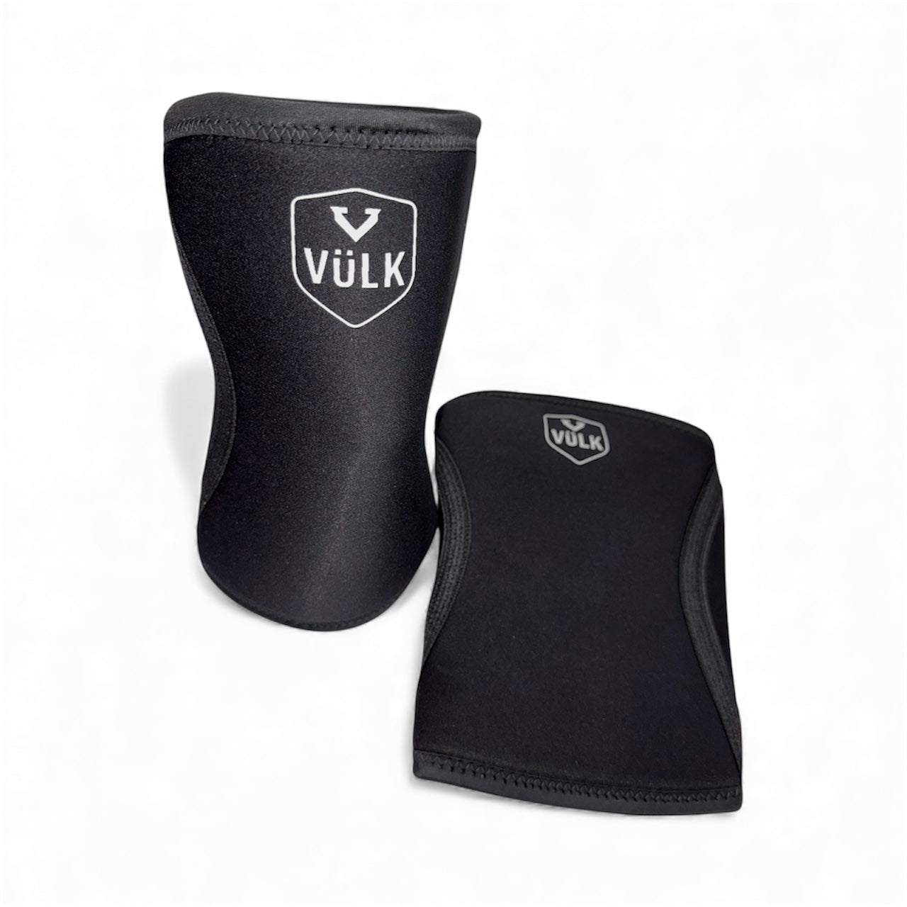 Rodilleras de Compresión 7mm VÜLK + bolsa de almacenamiento – Soporte Neopreno para CrossFit, Gym y Halterofilia