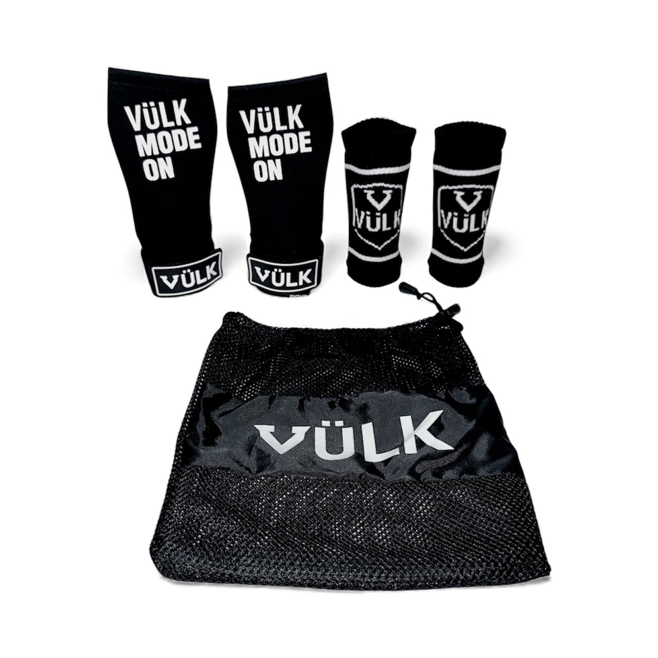 Calleras con magnesio VÜLK + Muñequeras + Bolsa de Transporte