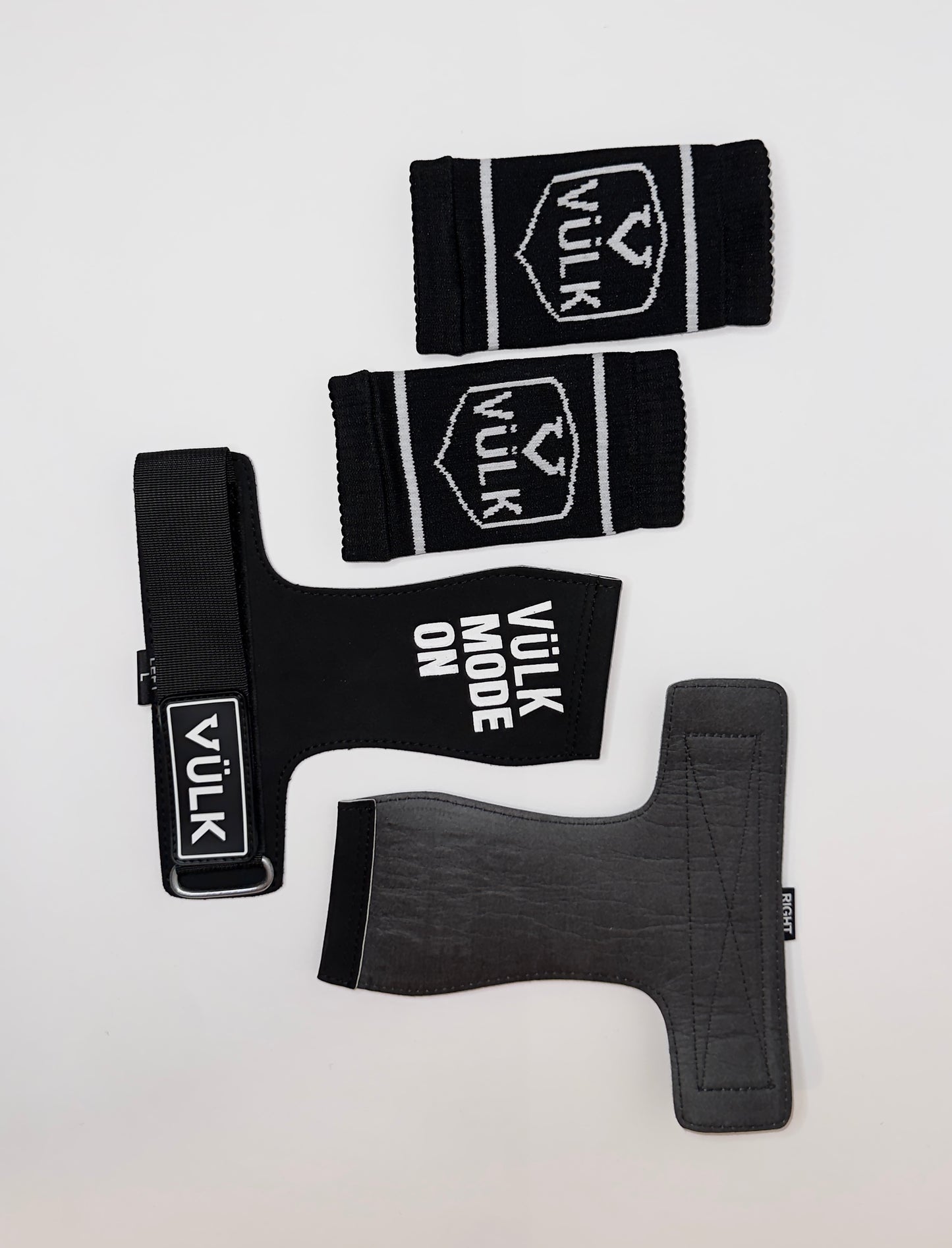 Calleras con magnesio VÜLK + Muñequeras + Bolsa de Transporte